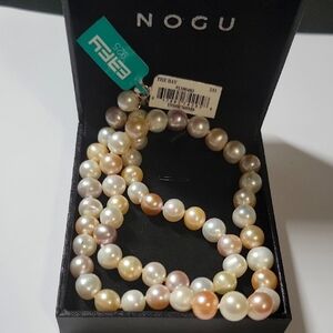 Effy 925 Elegant Multicolor Pearl Necklace